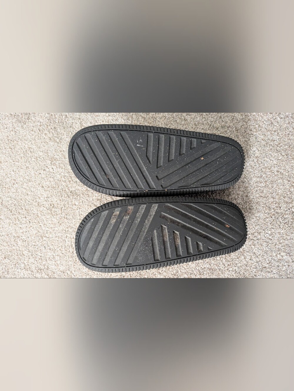 NEW Men’s NIKE CALM SLIDE BLACK / BLACK (FD4116 001) Sz 9 Comfort Bestseller - Picture 2 of 7